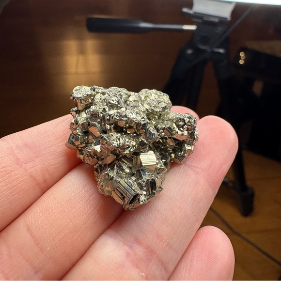 Natural Pyrite Cluster - Picture 3 of 4